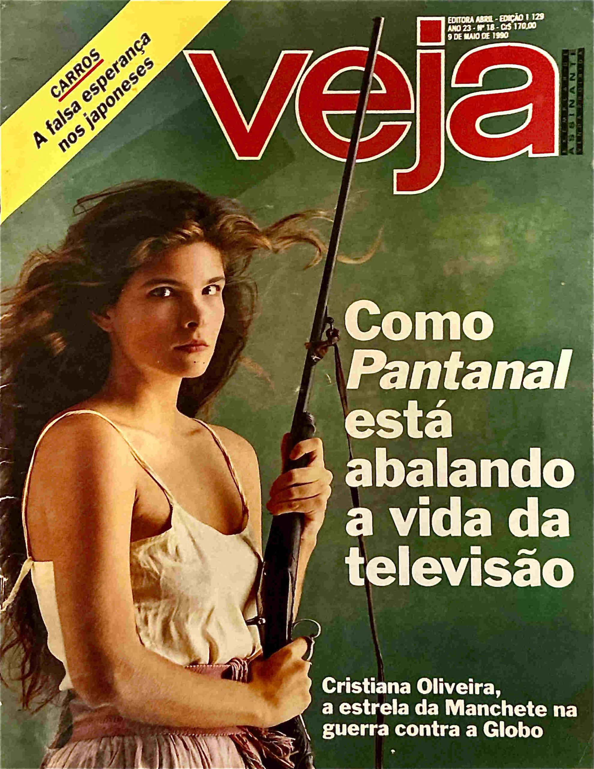 Capa da Revista Veja sobe Pantanal