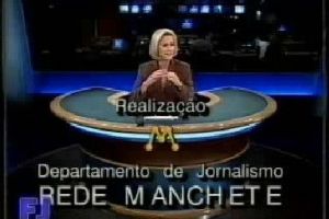 Imagem de Jornal da Manchete da Rede Manchete -
